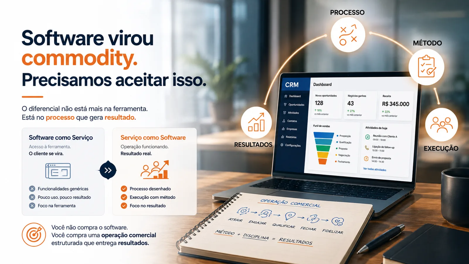 Software virou commodity, precisamos aceitar isso